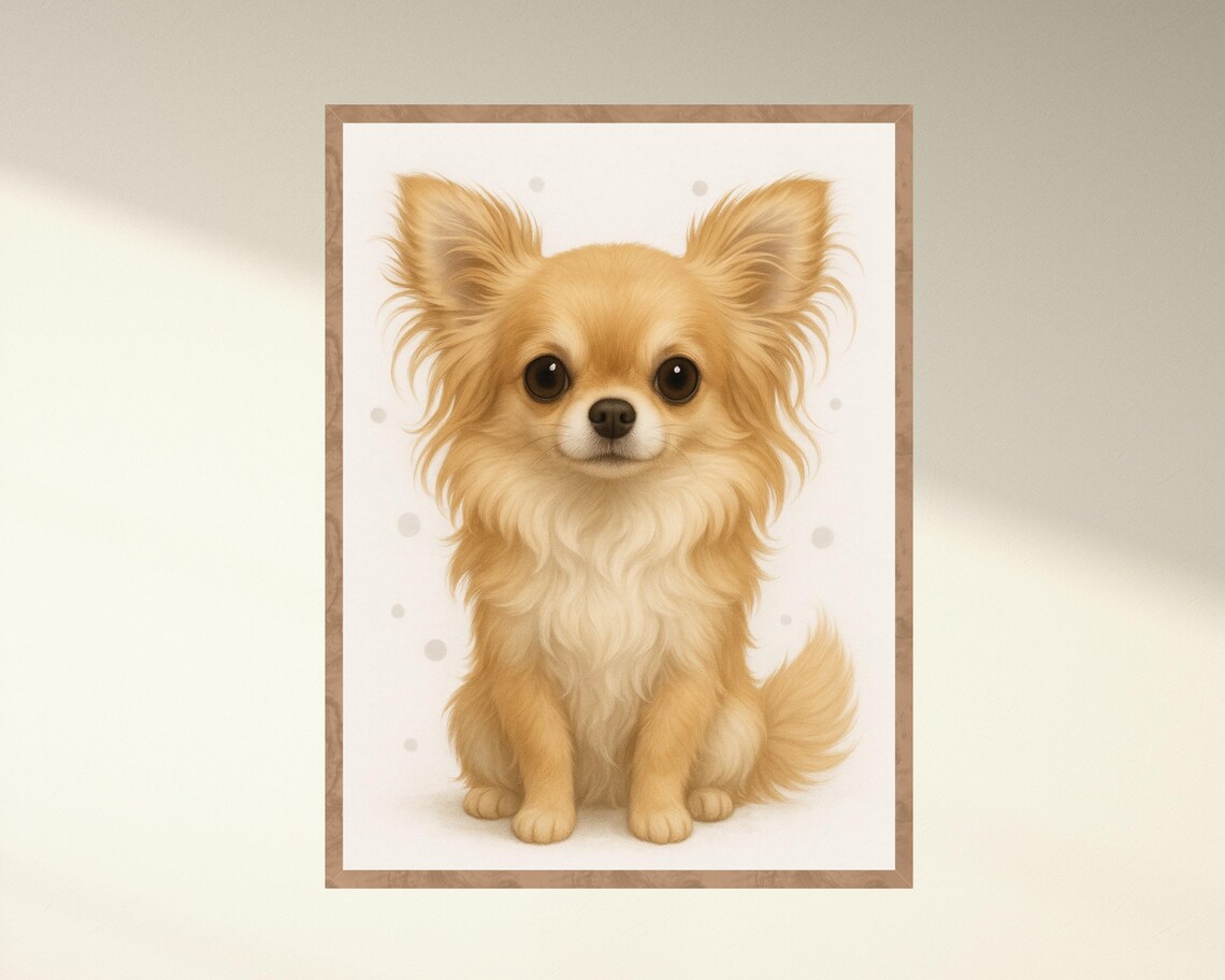 Chihuahua Puppy, Cute Dog Nursery Decor Poster - Image 4