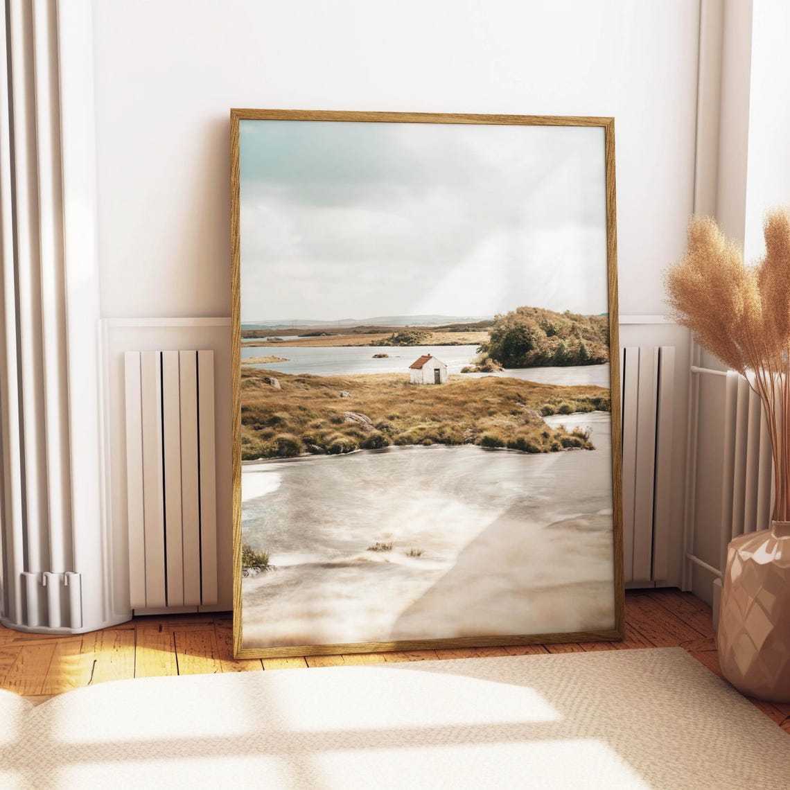 Remote White Bothy Between Wild Bog Pools Connemara Galway Poster - Image 5