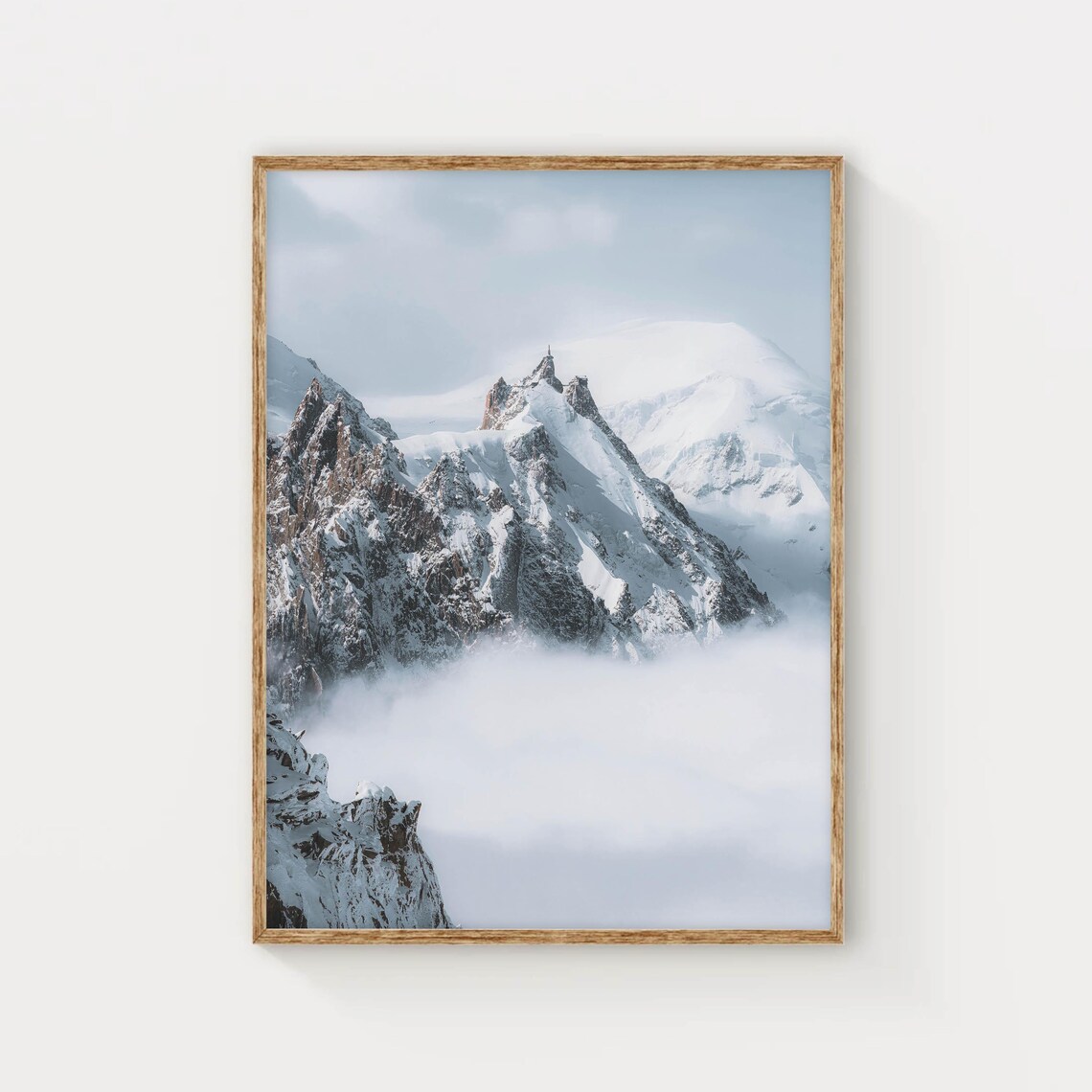 Aiguille Du Midi Chamonix French Alps Poster