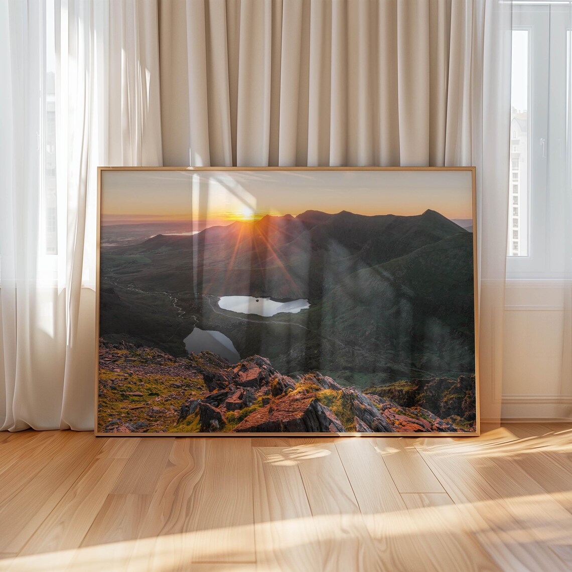 Carrauntoohil Sunrise Over Still Mountain Tarns Kerry Ireland Poster - Image 4