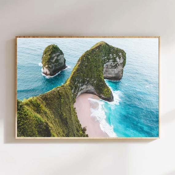 Kelingking Beach Nusa Penida Bali Indonesia Travel Photography Wall Art Print Wall Decoration Fine Art Modern Home Decor