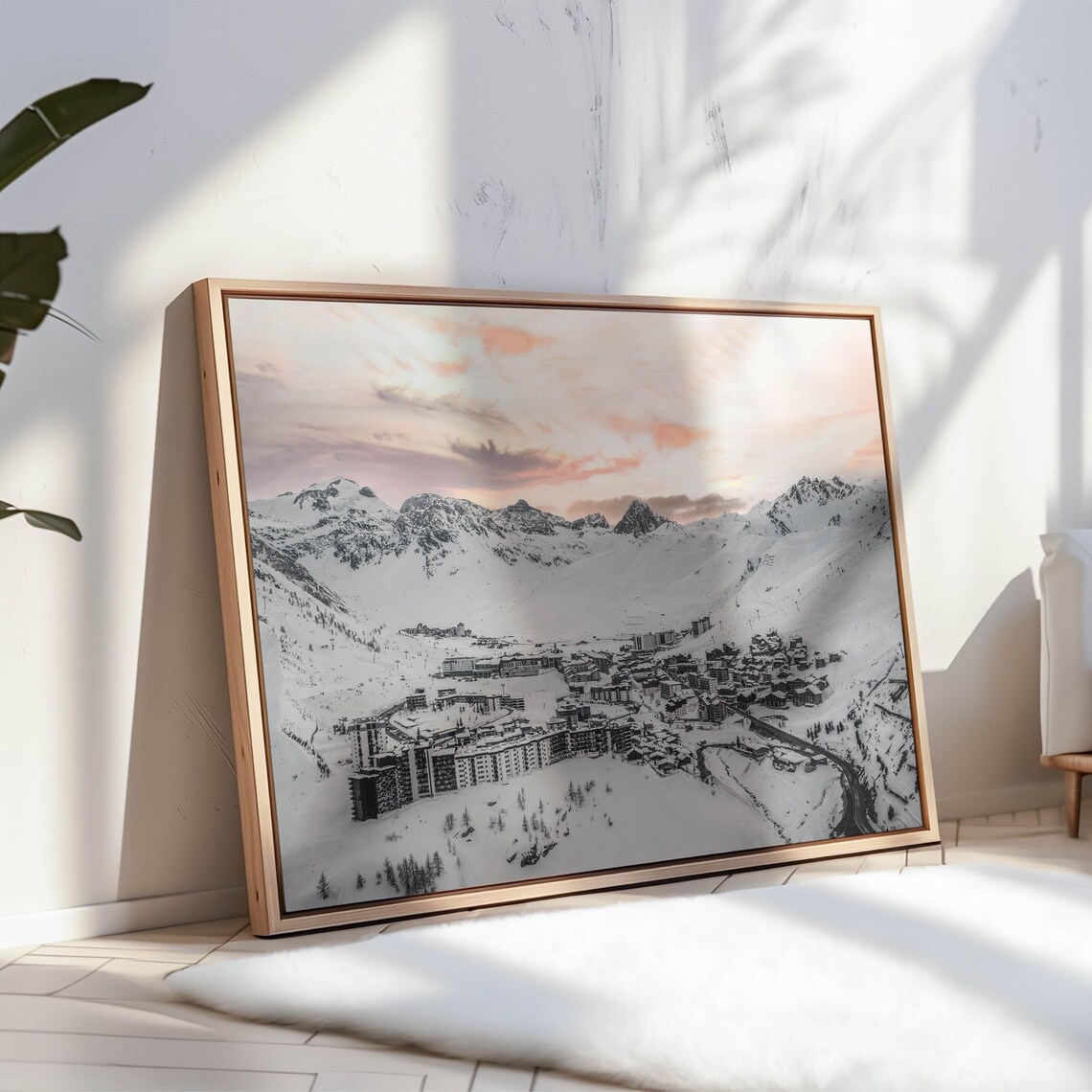 Tignes Val Disere French Alps Mountain Photo Art Print - Image 3