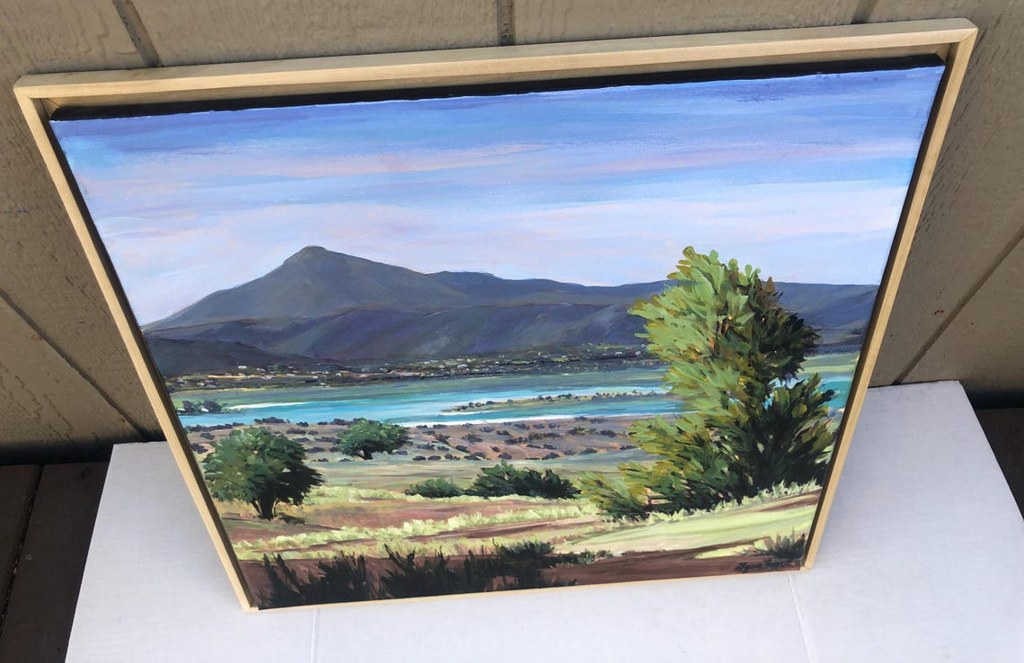 Lake Abiquiu New Mexico Turquoise Water Mountain View Poster - Image 3