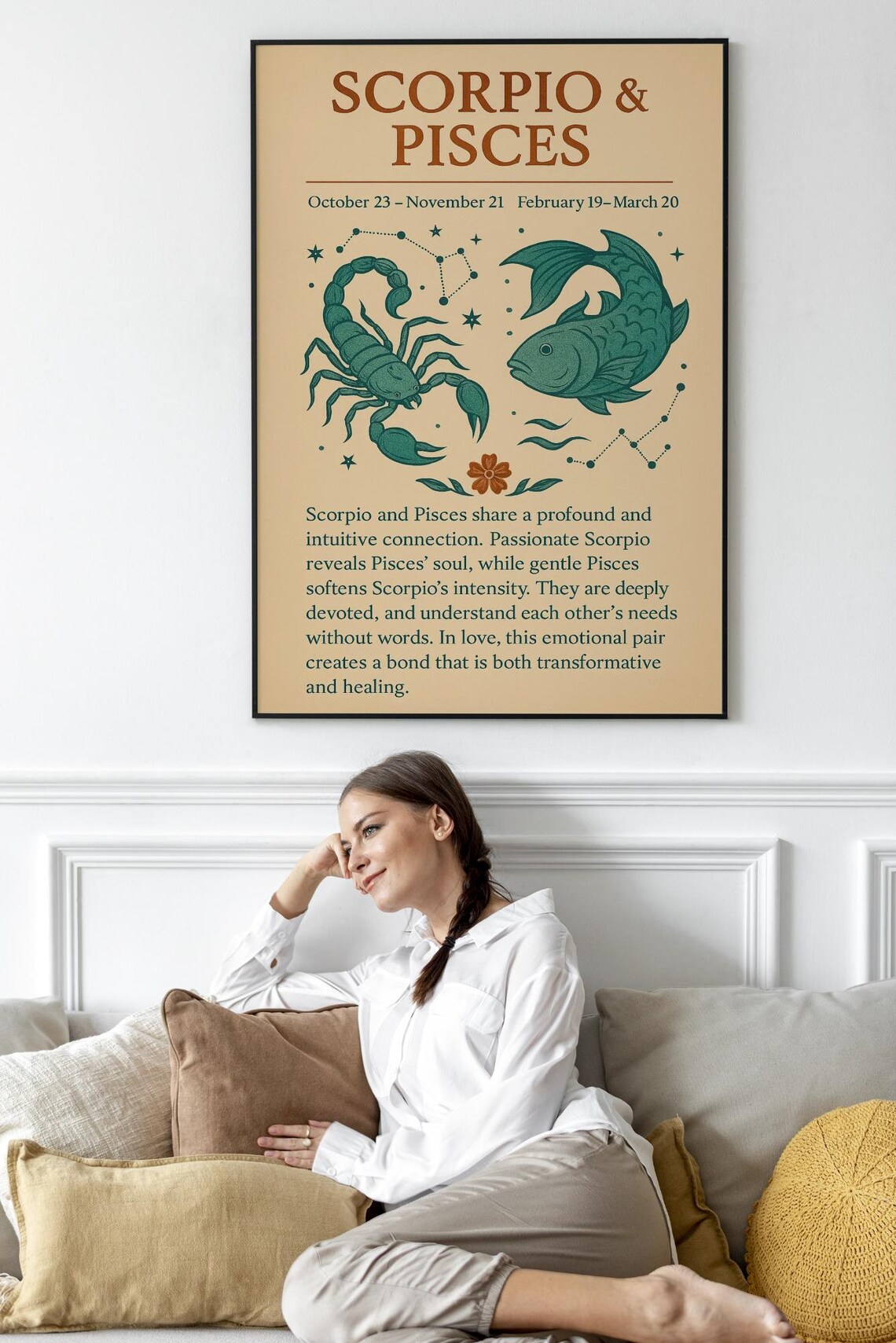 Scorpio And Pisces Zodiac Compatibility Poster - Image 4