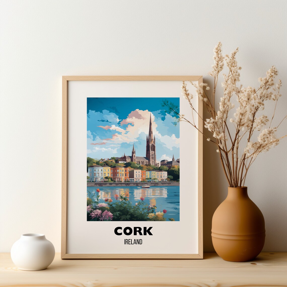 Cork Ireland Travel Poster, City Poster Decor - Image 2