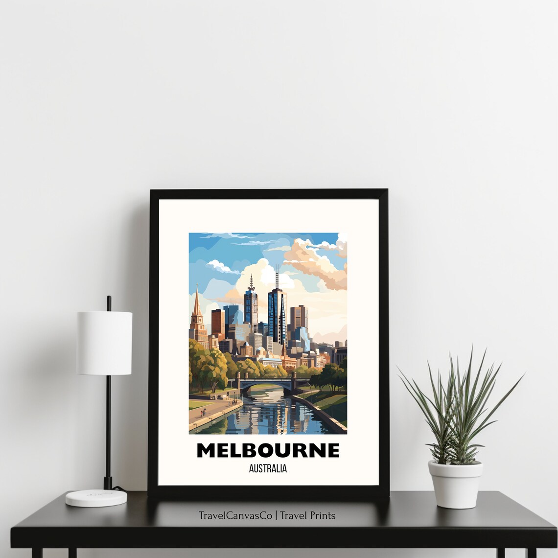 Melbourne Travel Poster, Australia City Art Print - Image 3