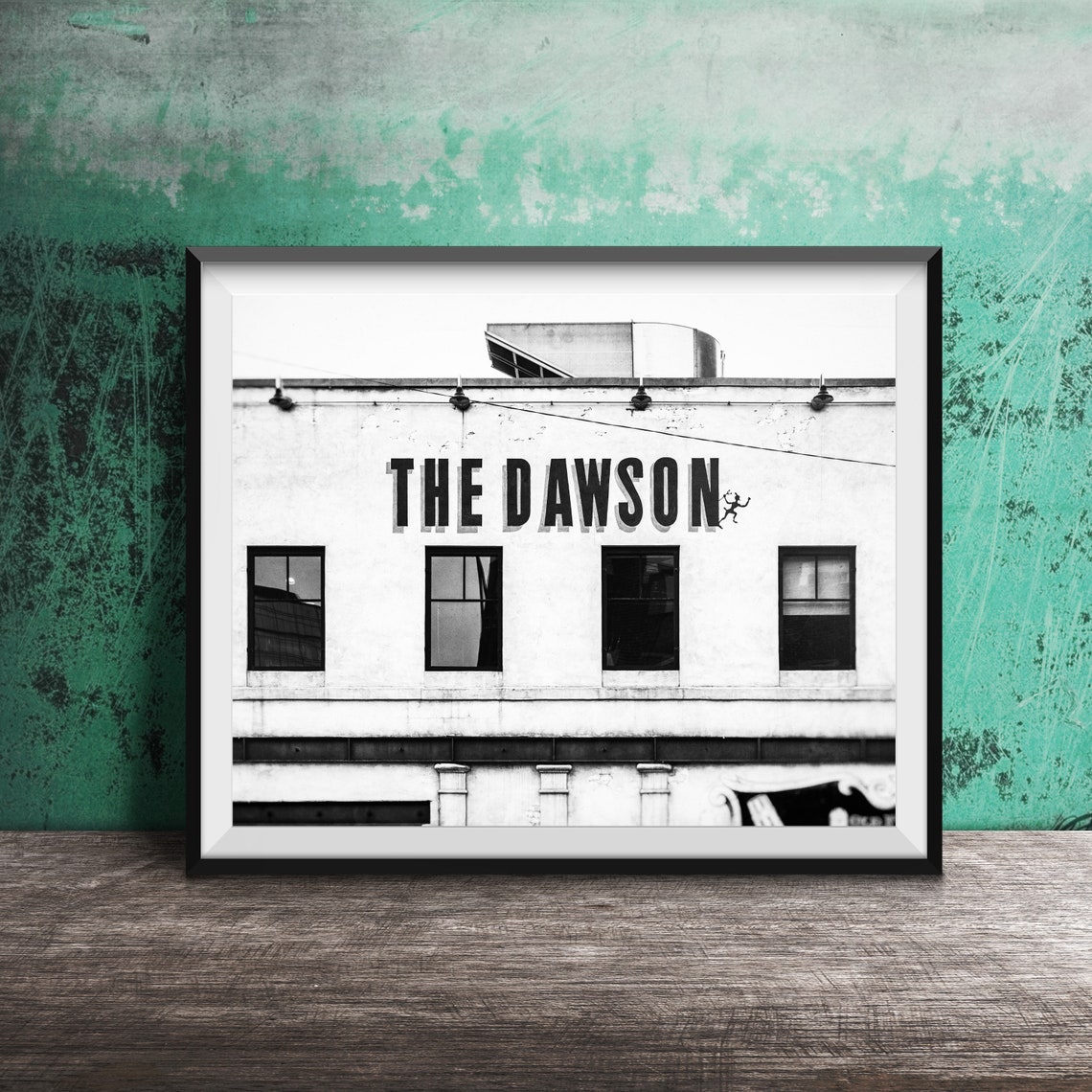 The Dawson Chicago River West Restaurant Building Facade Sign Poster - Image 2