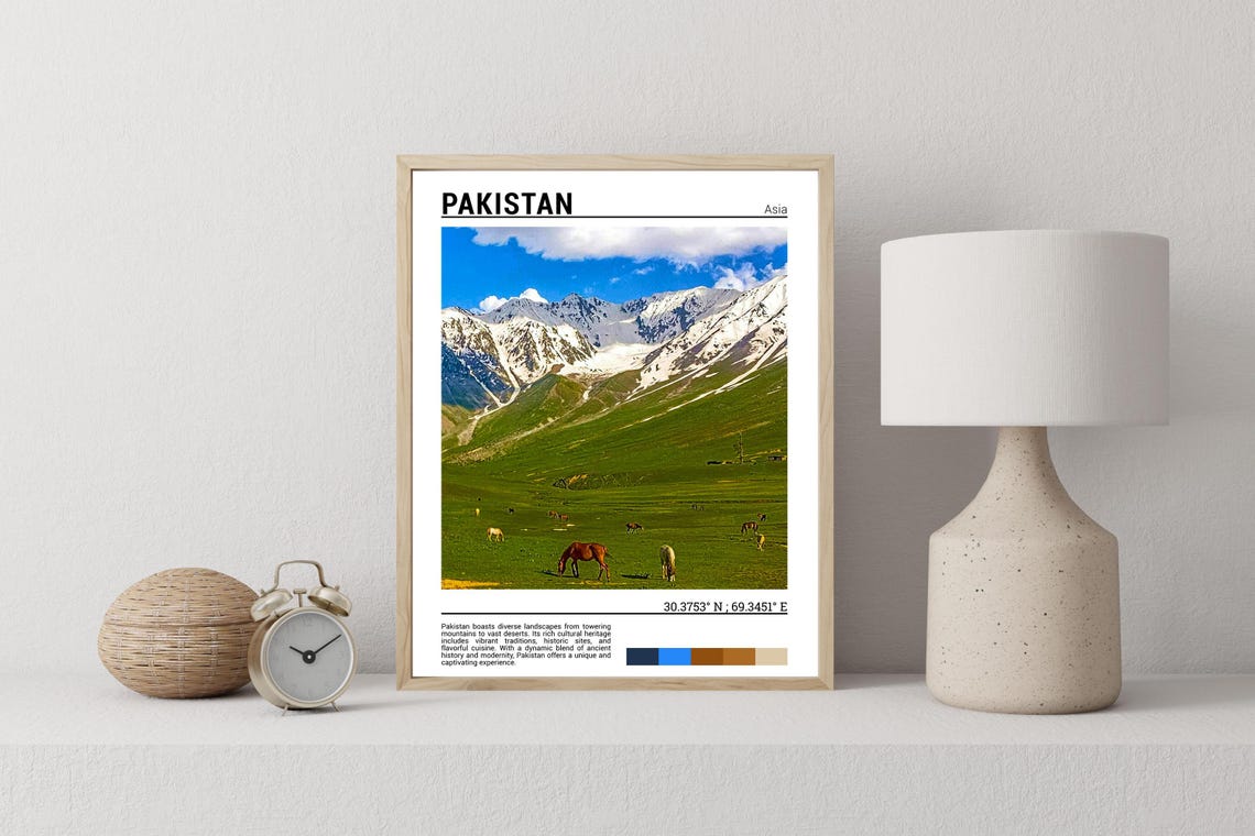 Pakistan Wall Art Pakistan Poster Print Pakistan Photography Pakistan Photo Pakistan Travel Gift Pakistanasia - Image 2