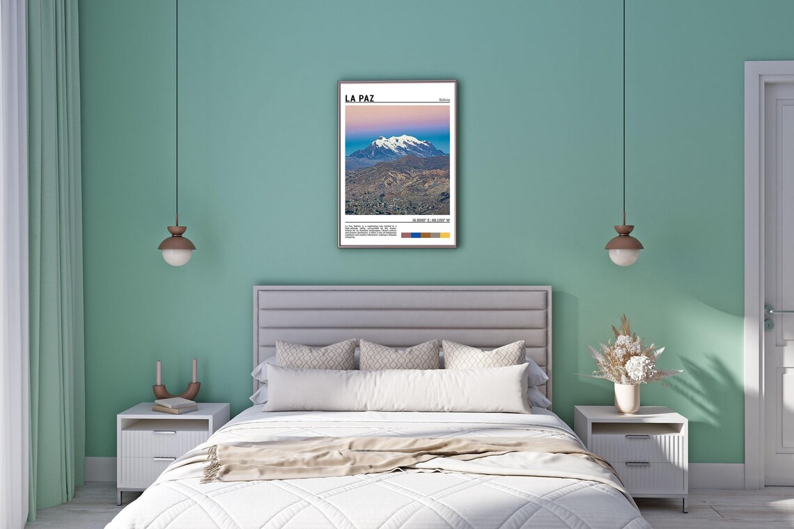 La Paz Print La Paz Poster La Paz Wall Art La Paz Travel La Paz Art Print La Paz Photo Bolivia Artwork - Image 5