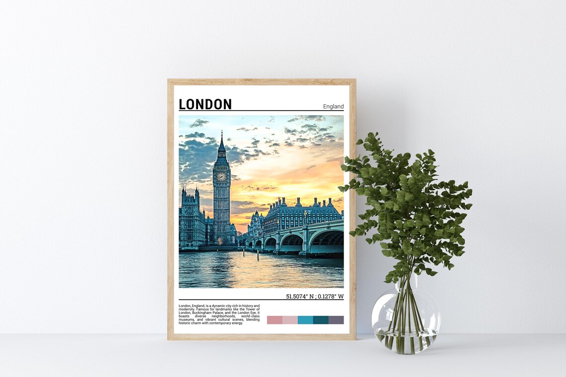 London Photography Travel Poster - Image 4