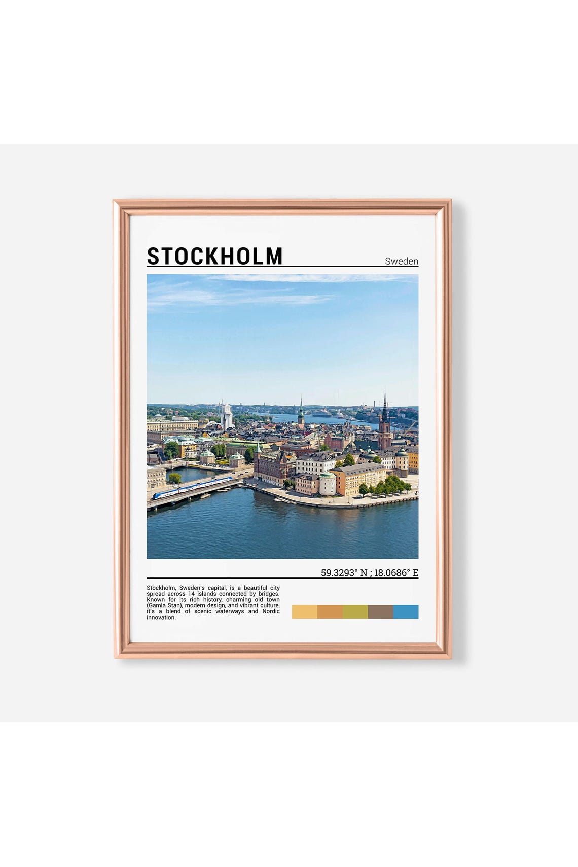 Stockholm Print Stockholm Poster Stockholm Wall Art Stockholm Travel Stockholm Art Print Stockholm Photo Stockholm Artwork
