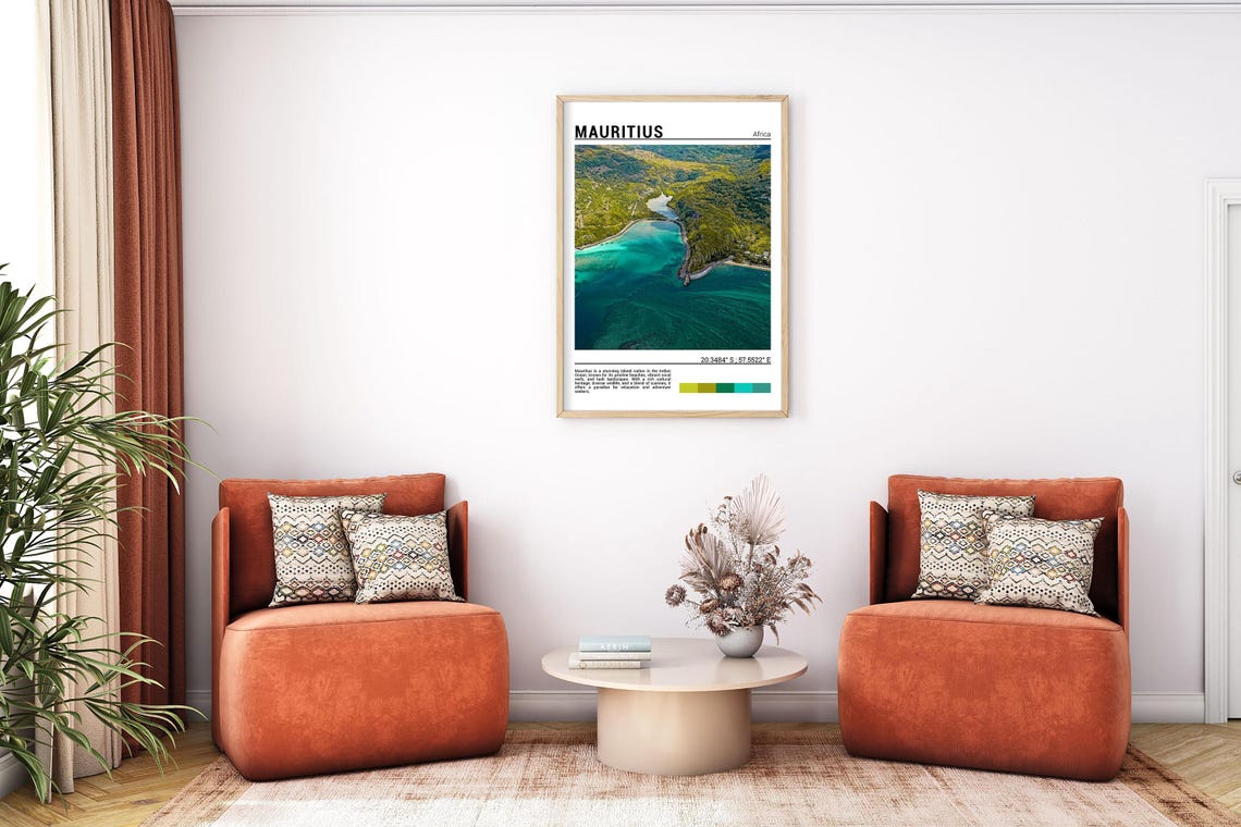 Mauritius Wall Art Print Mauritius Photo Africa Artwork - Image 7
