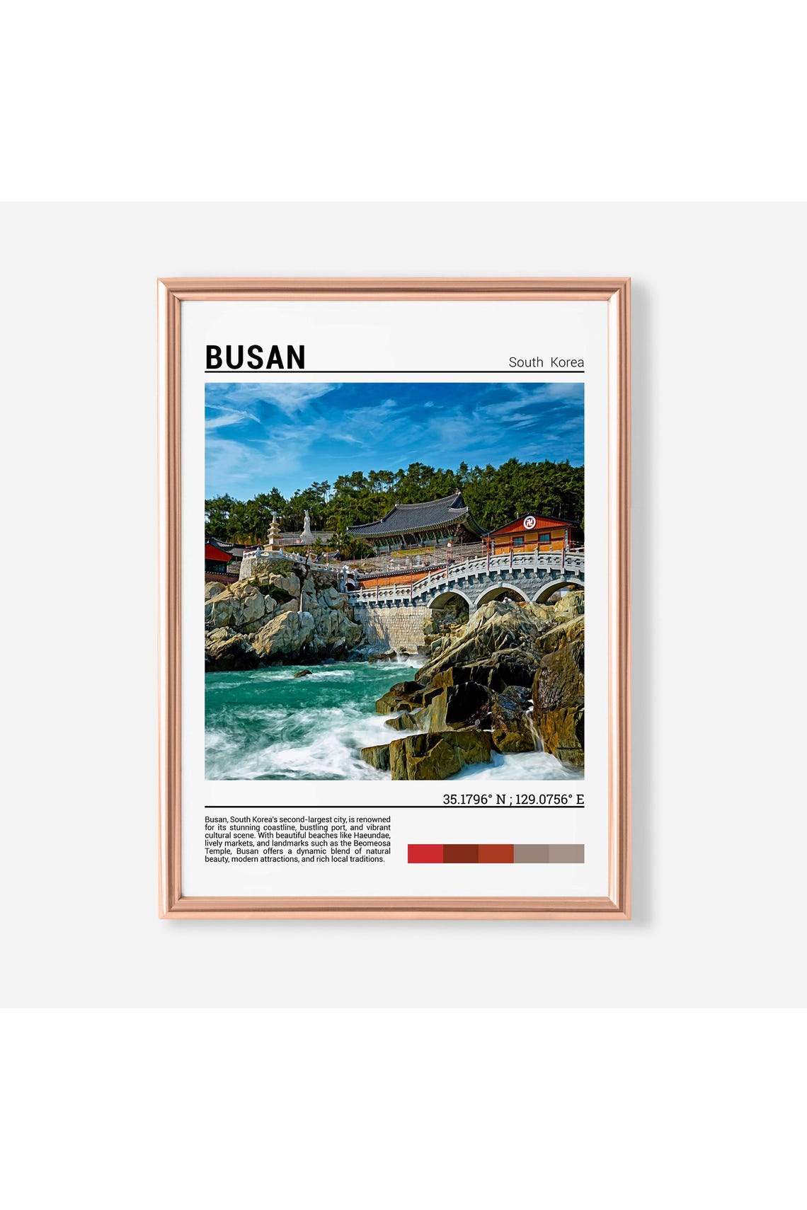 Busan South Korea Poster Print Busan Wall Art South Korea Wall Art South Korea Decor Busan Photo Busan Poster South Korea Asia Poster