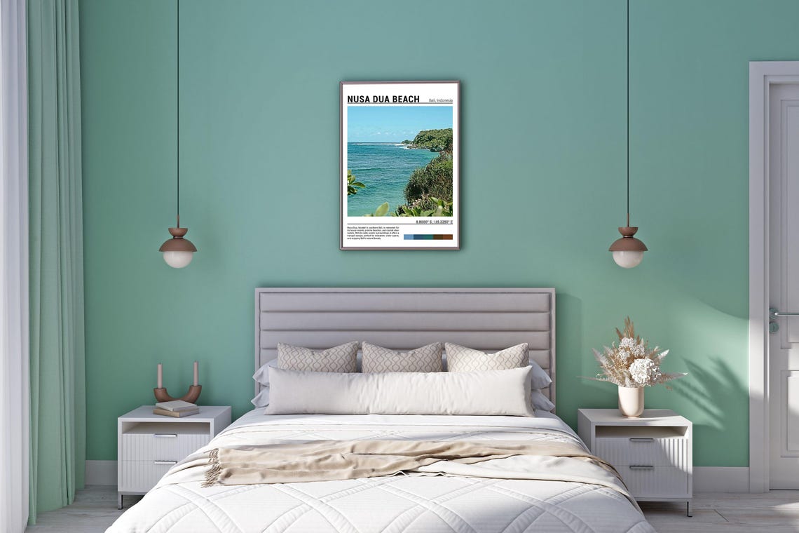 Stunning Nusa Dua Beach Bali Indonesia Turquoise Coast Poster - Image 5