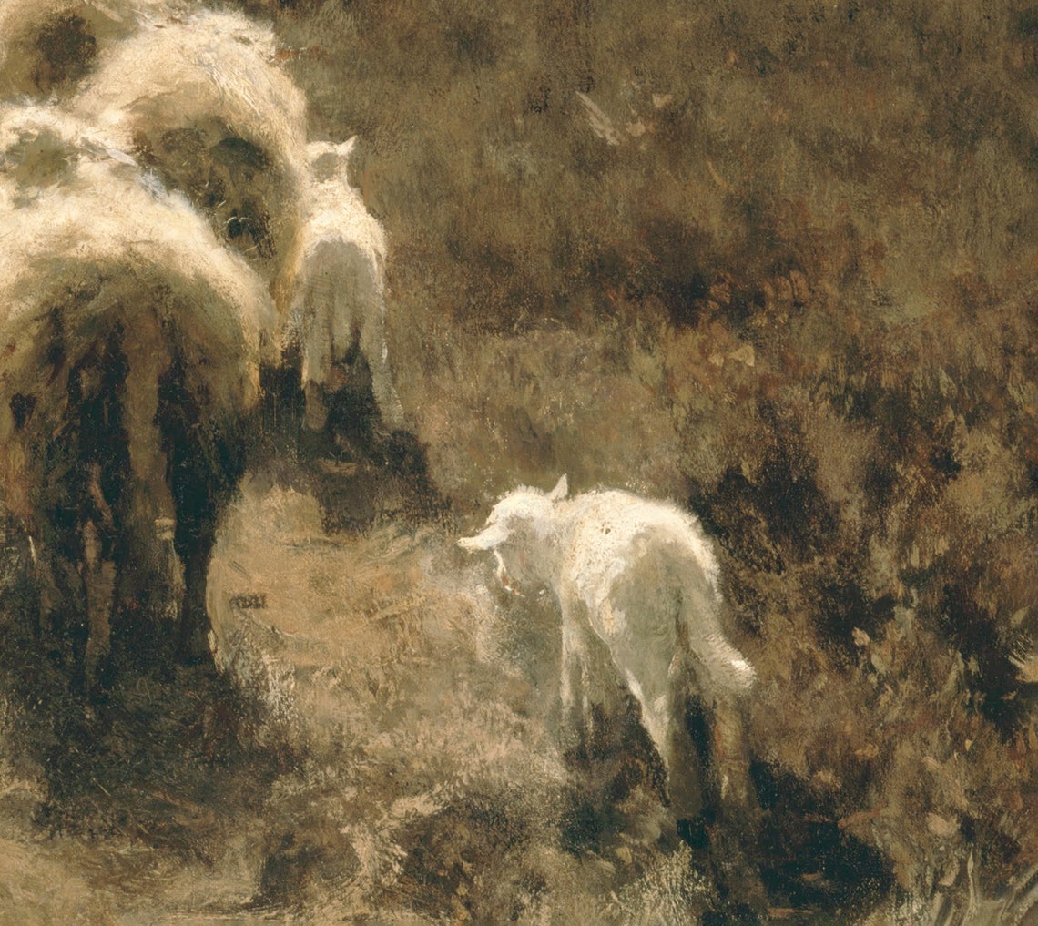Modern Farmhouse Sheep Painting, Nursery Decor Art Print - Image 3