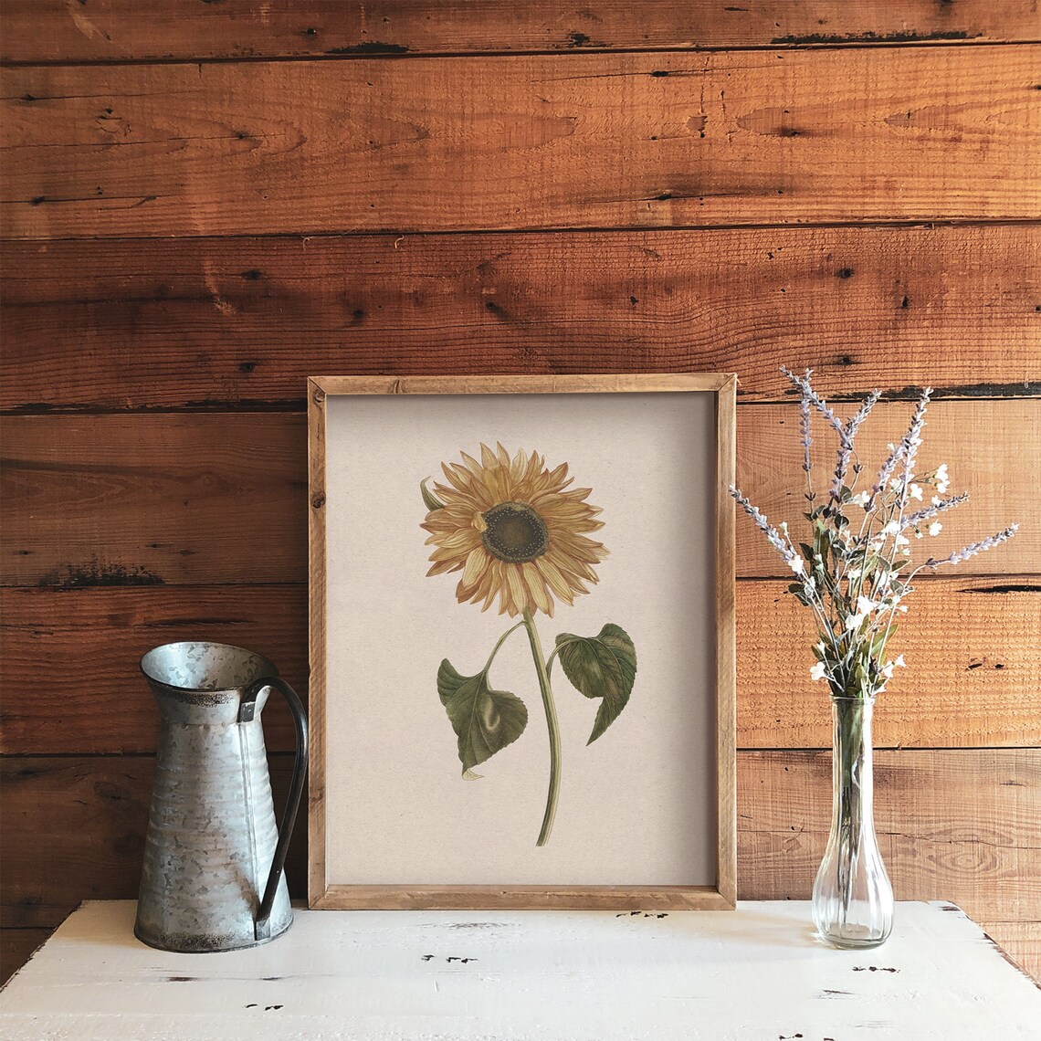 Sunflower Botanical Art Print, Autumn Decor - Image 3