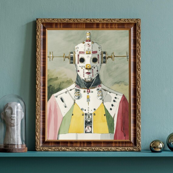 Anonymous Knight No6 Unique Canvas Art Print