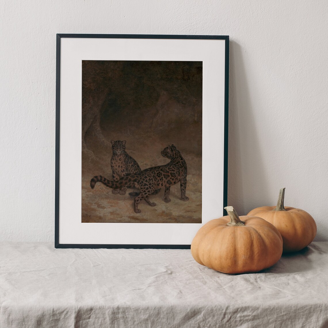 Panther Cave Dark Academia Art Print, Big Cat - Image 3