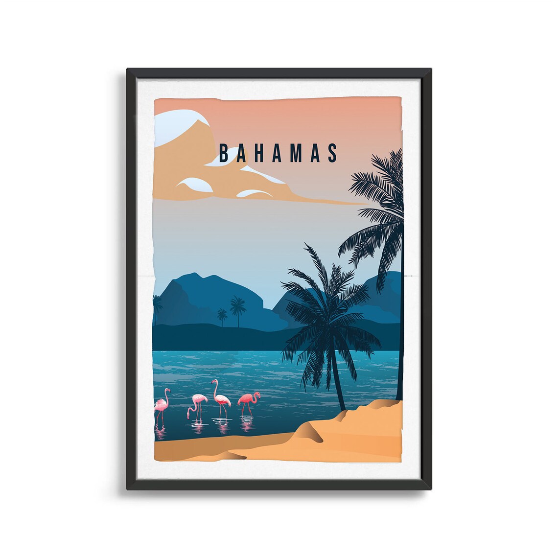 Bahamas Country Travel Poster, Cultural Wall Art - Image 2