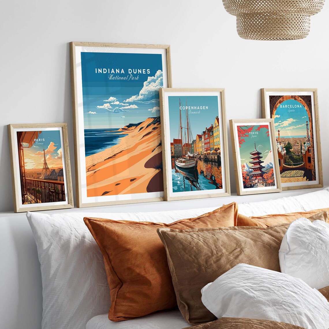 Indiana Dunes Travel Poster, National Park - Image 3
