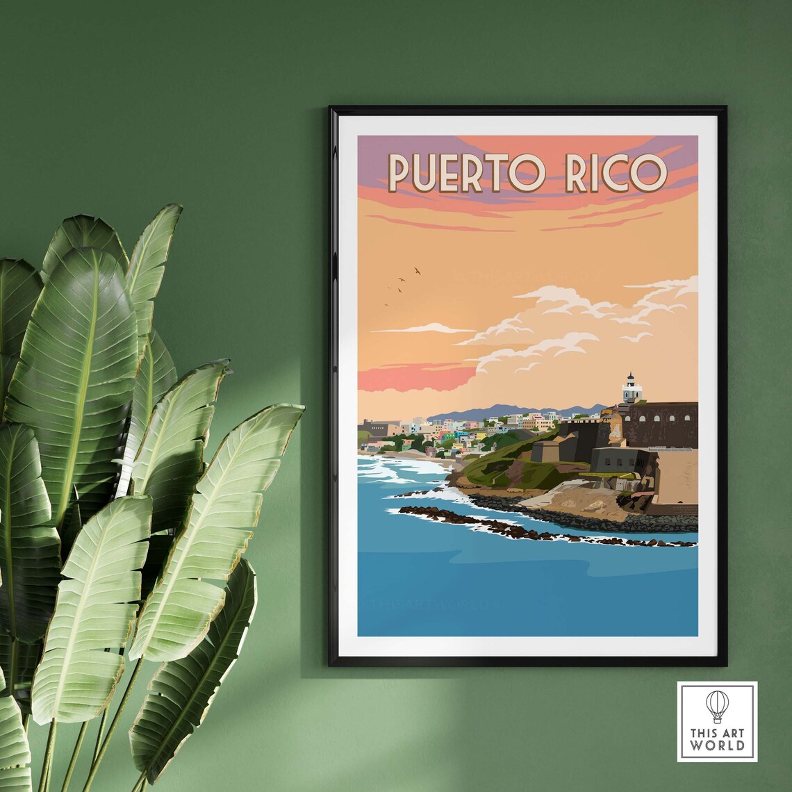 Puerto Rico San Juan Travel Poster Print - Image 3