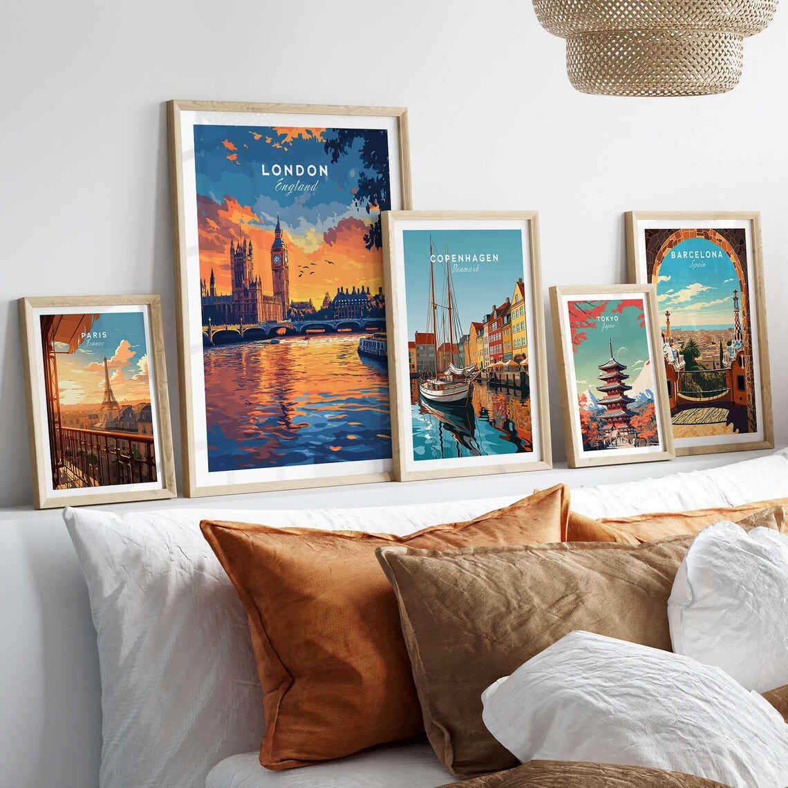 London Skyline Art Print, Big Ben London Decor - Image 3