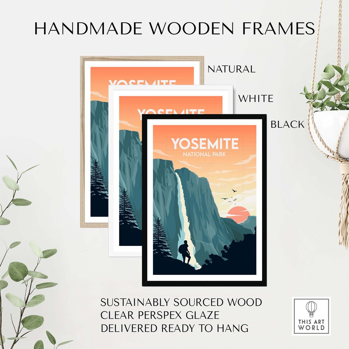 Yosemite National Park California Travel Poster - Image 2