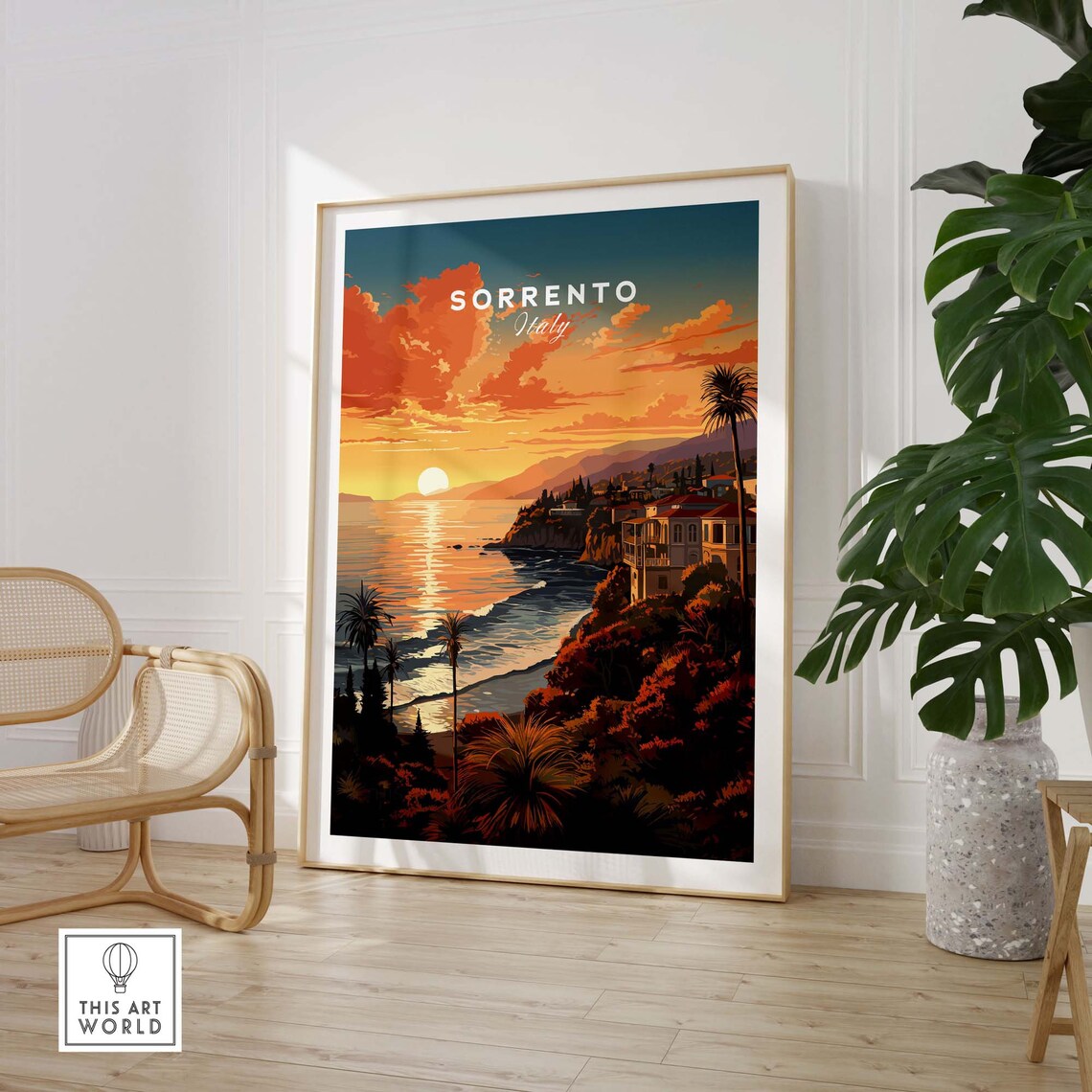 Sorrento Travel Poster, Home Decor Artwork - Image 2