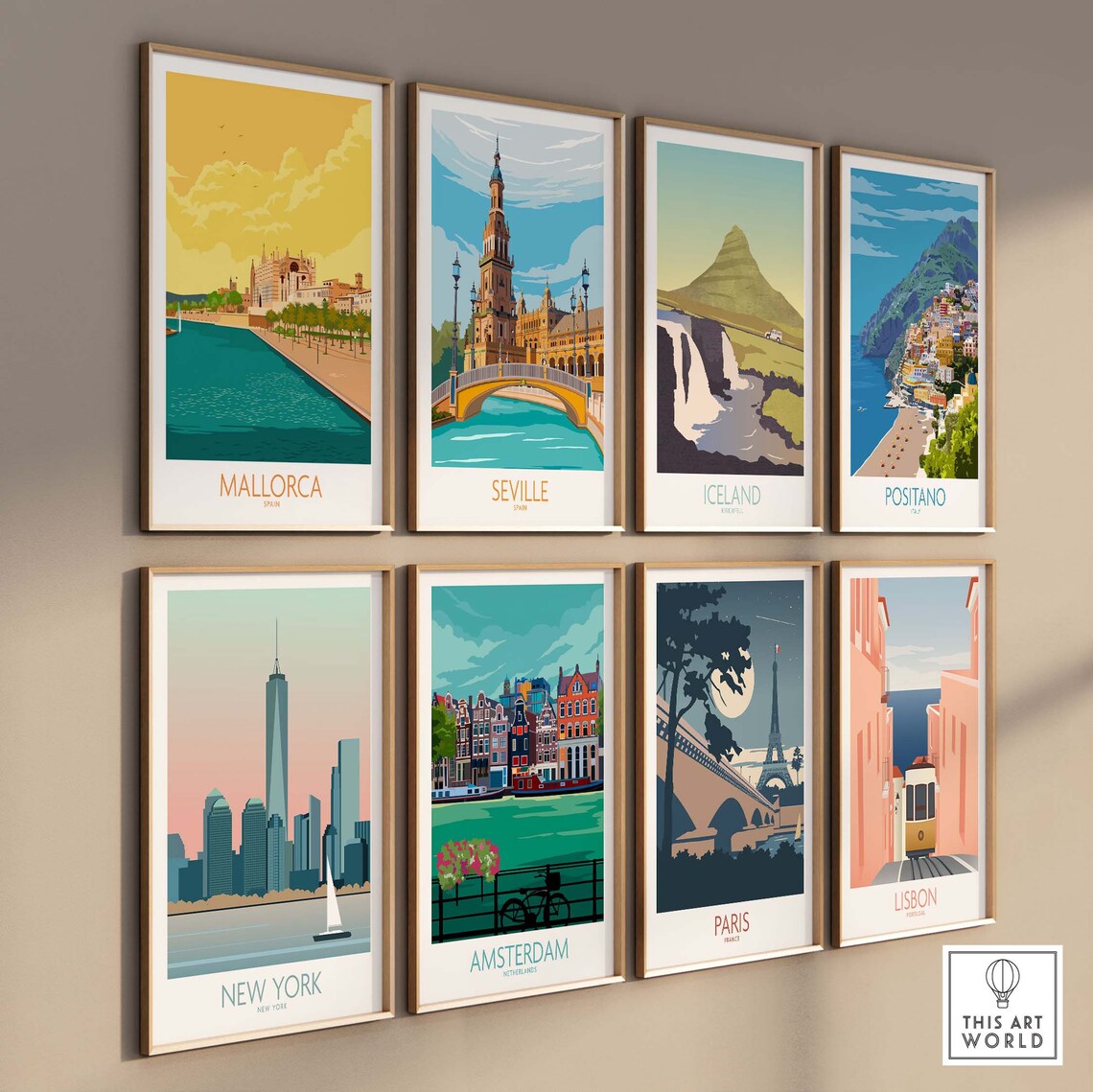 Mallorca Travel Poster, Palma de Mallorca Wall Art - Image 3