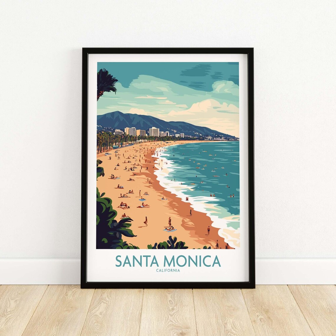 Santa Monica Pier Art Print, Coastal Memories - Image 5