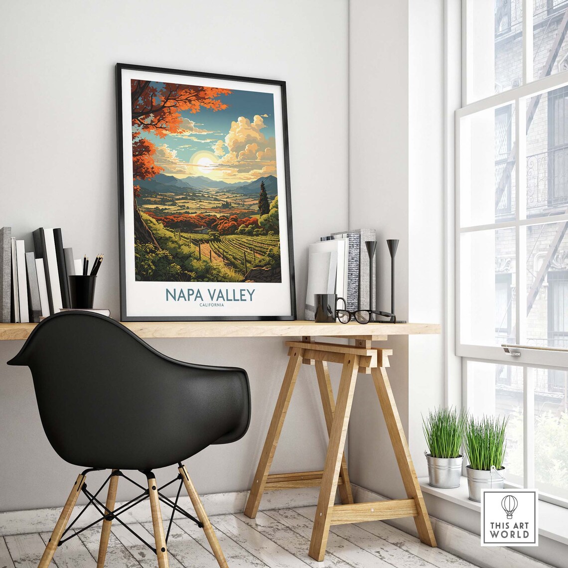 Napa Valley Poster, Travel Poster for Home Decor - Image 4