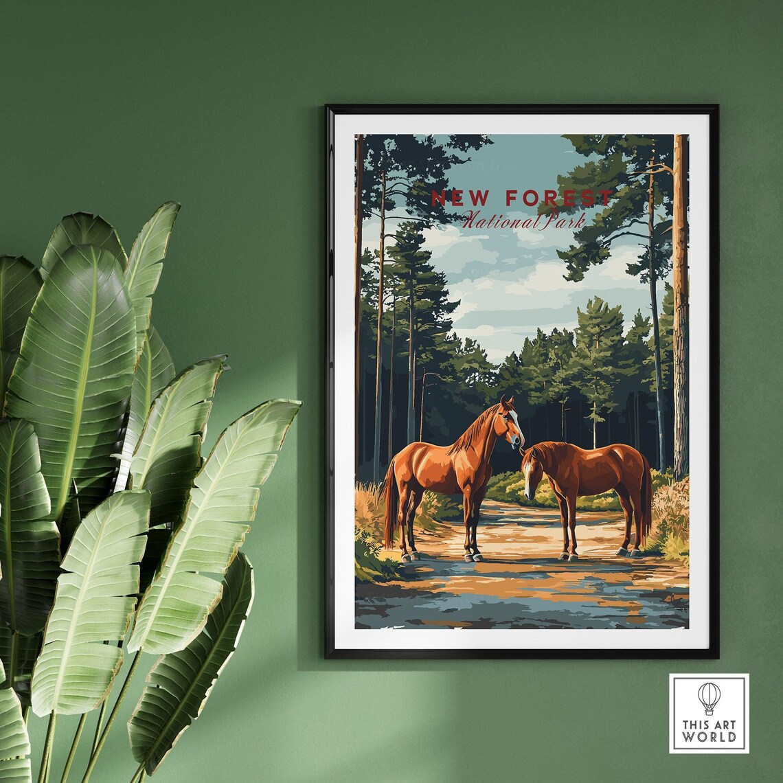 New Forest National Park Travel Poster - Image 2