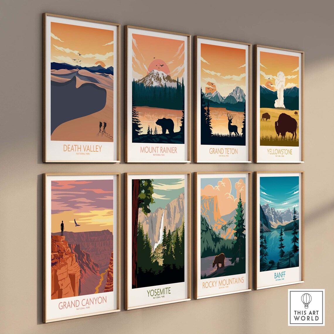Grand Canyon Poster Print, National Park Travel Poster - Image 3