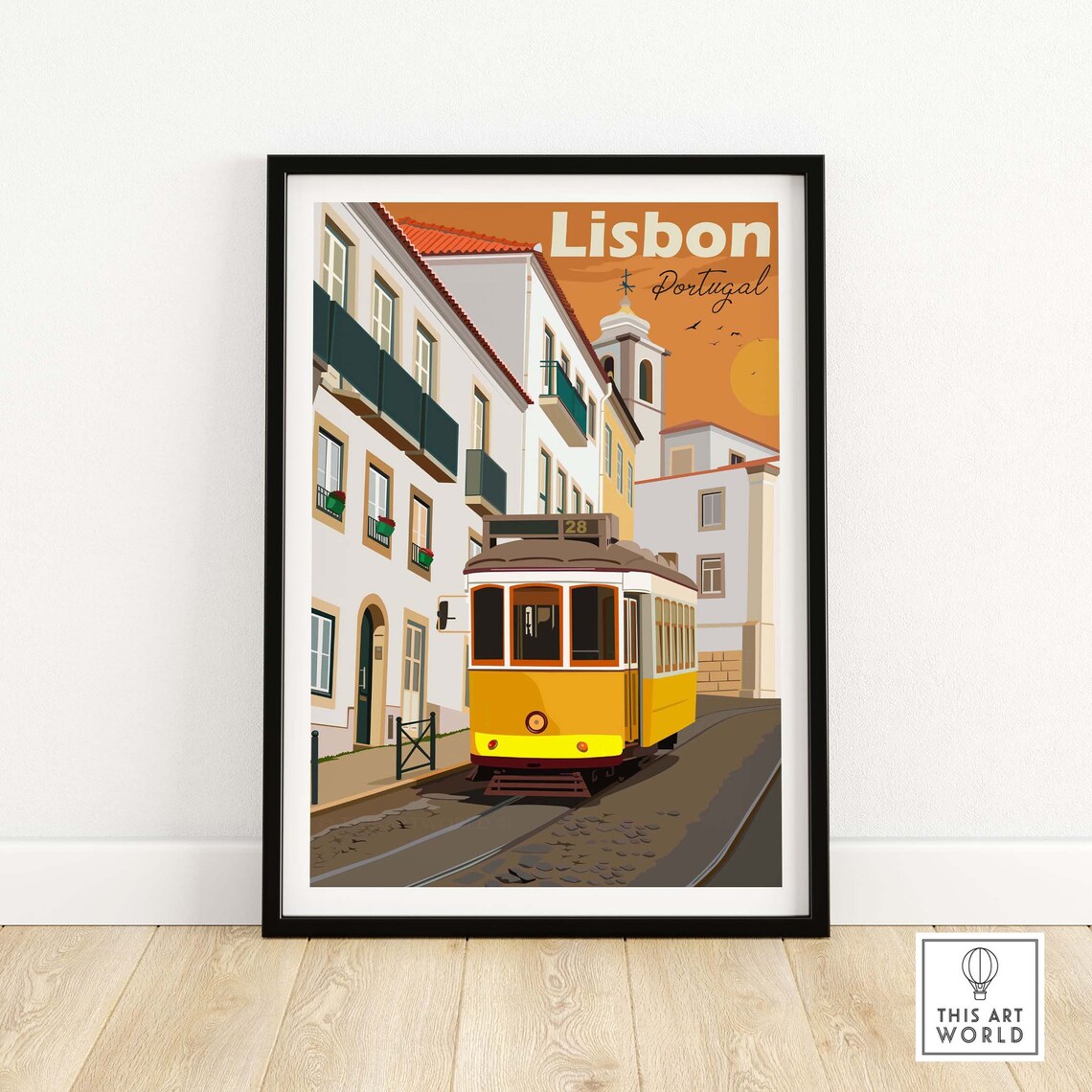 Lisbon Portugal Home Wall Decor Travel Poster