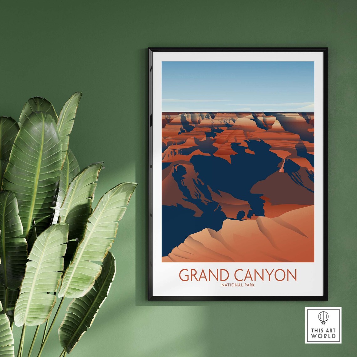 Grand Canyon National Park Minimalist Art Print - Image 2