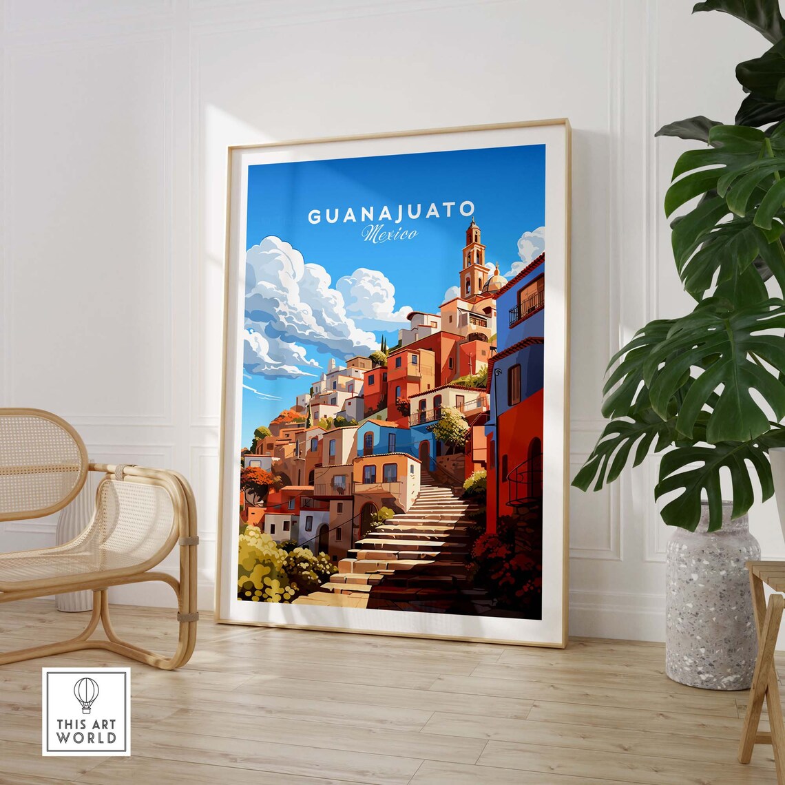 Guanajuato Travel Poster, Home Decor Wall Art - Image 3