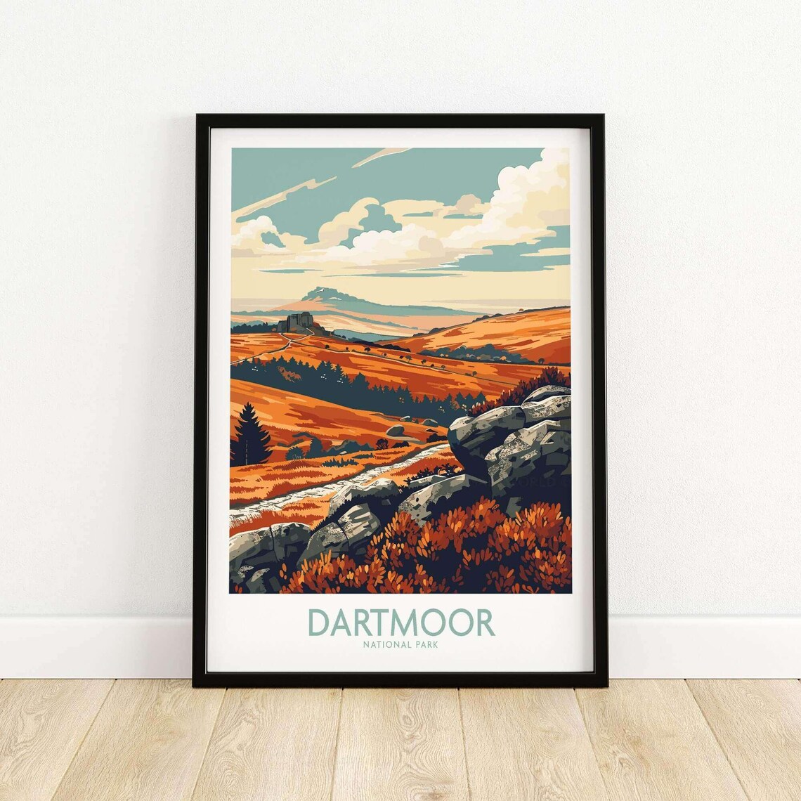 Dartmoor National Park - Vintage Travel Poster - Image 5