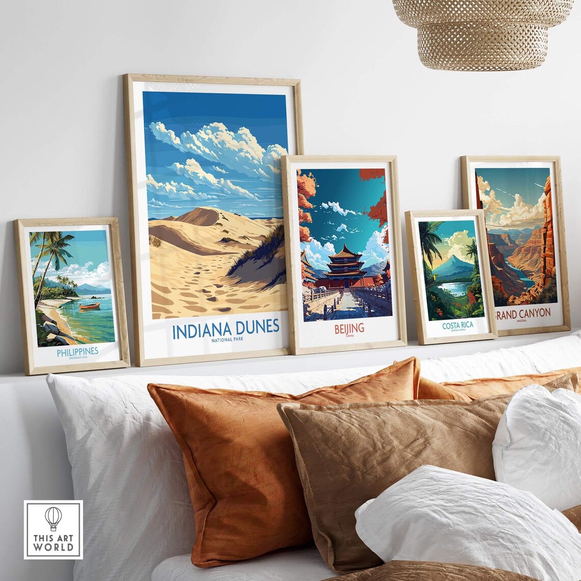 Indiana Dunes National Park Travel Poster, Illustration - Image 3