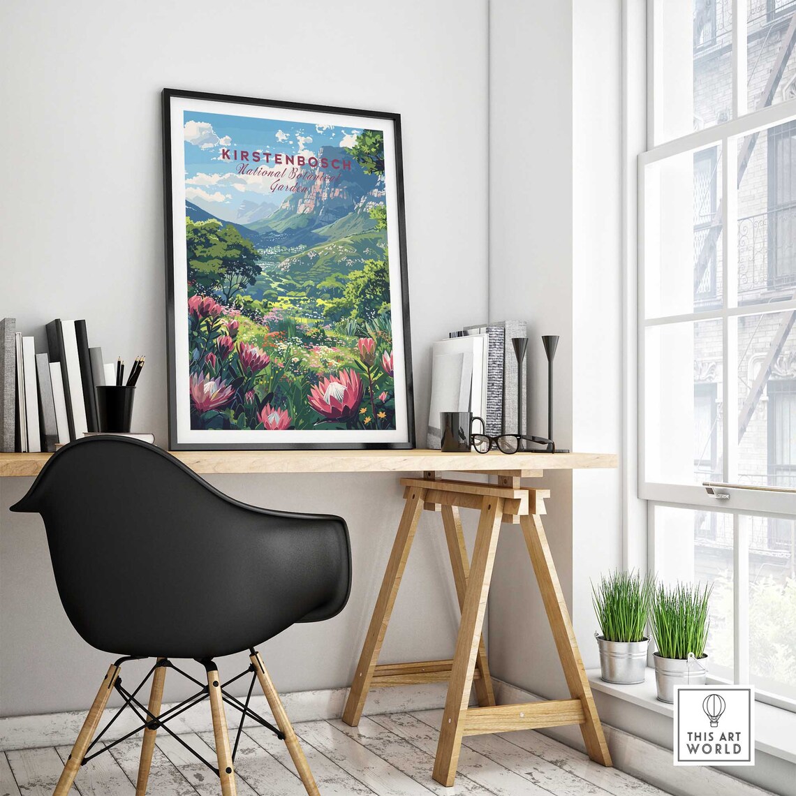 Kirstenbosch National Botanical Garden Cape Town Proteas Poster - Image 4