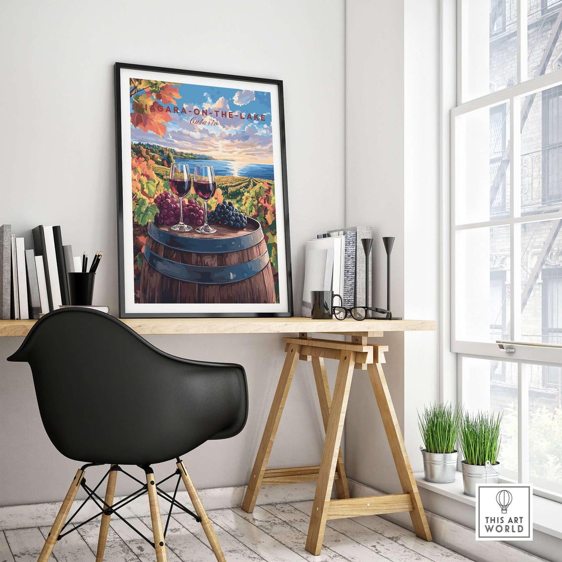 Niagara On The Lake Travel Poster, Vineyards - Image 4