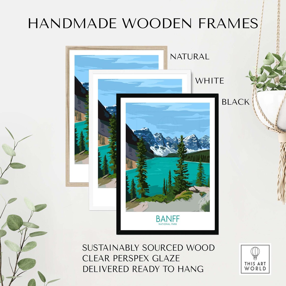 Banff Travel Poster, Banff National Park Art Print - Image 2