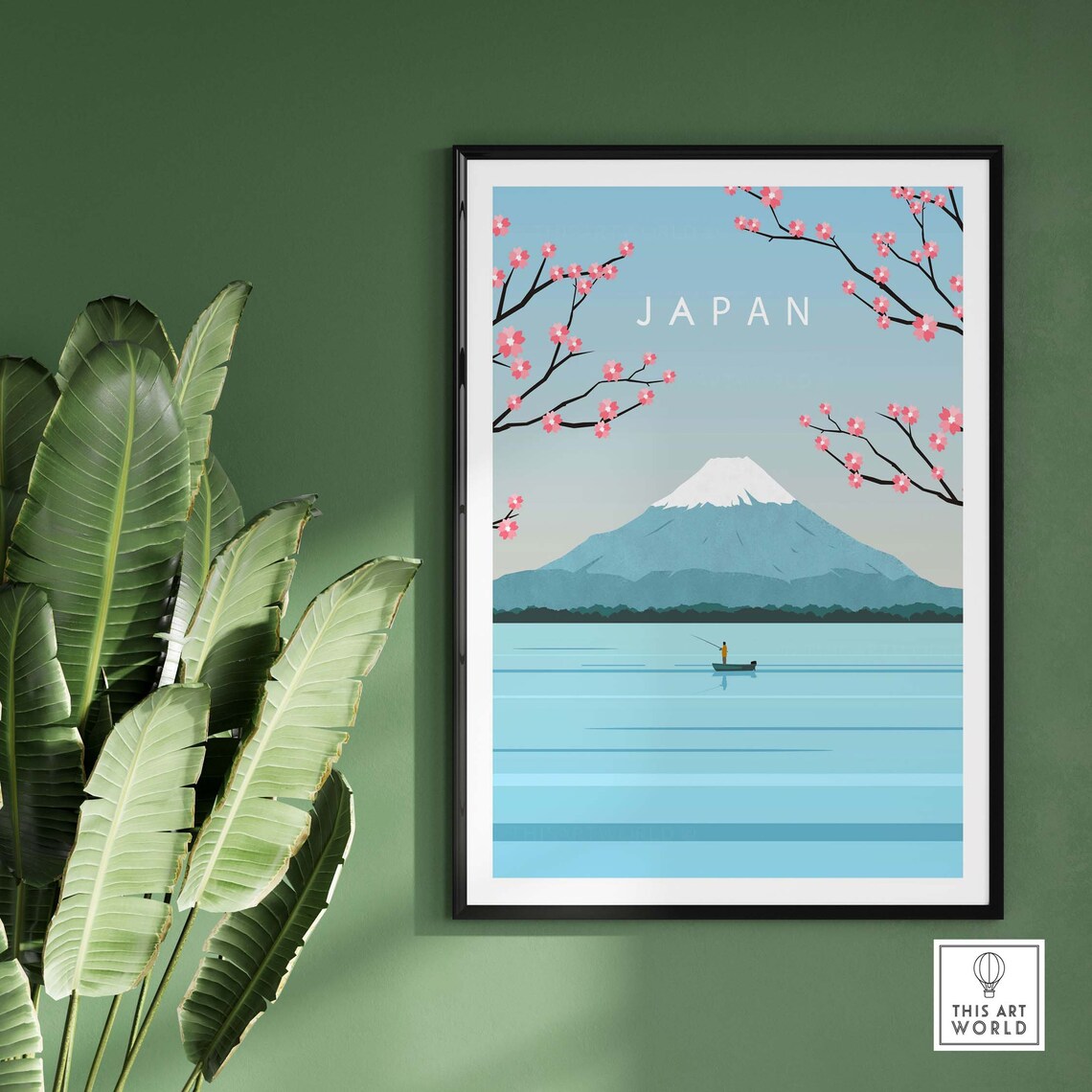Japan Travel Poster, Mount Fuji Wall Art Print - Image 2