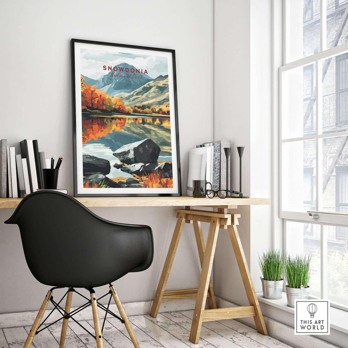 Snowdonia National Park, Wales Travel Poster - Image 4