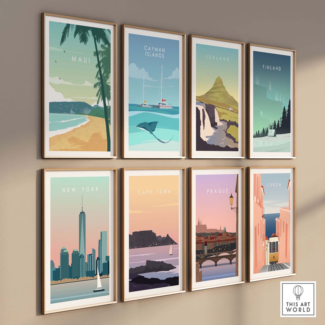 Maui Hawaii Travel Poster, Beach Art Print - Image 3