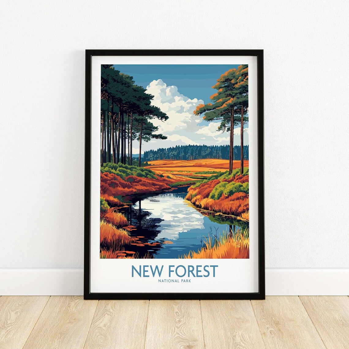 New Forest National Park - Vintage Travel Poster - Image 5