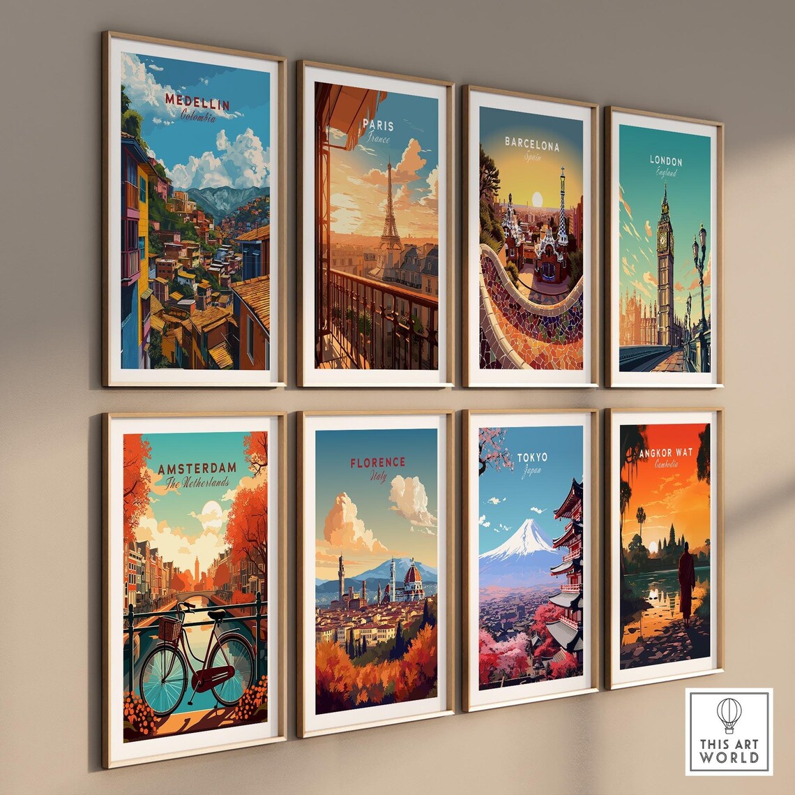 Medellin Travel Poster, Colombia Art Print - Image 3