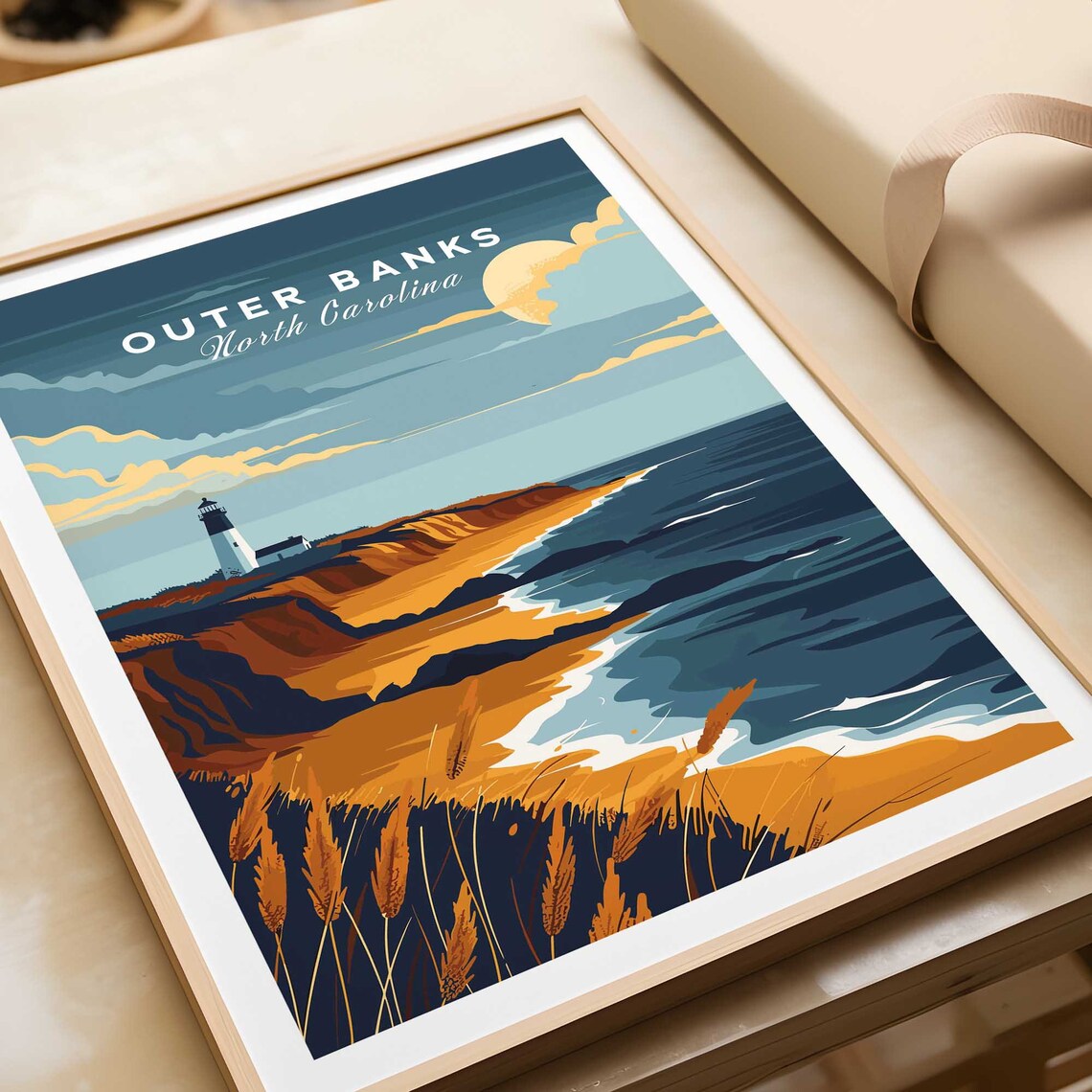 Outer Banks Island Home Decor Wall Art Print