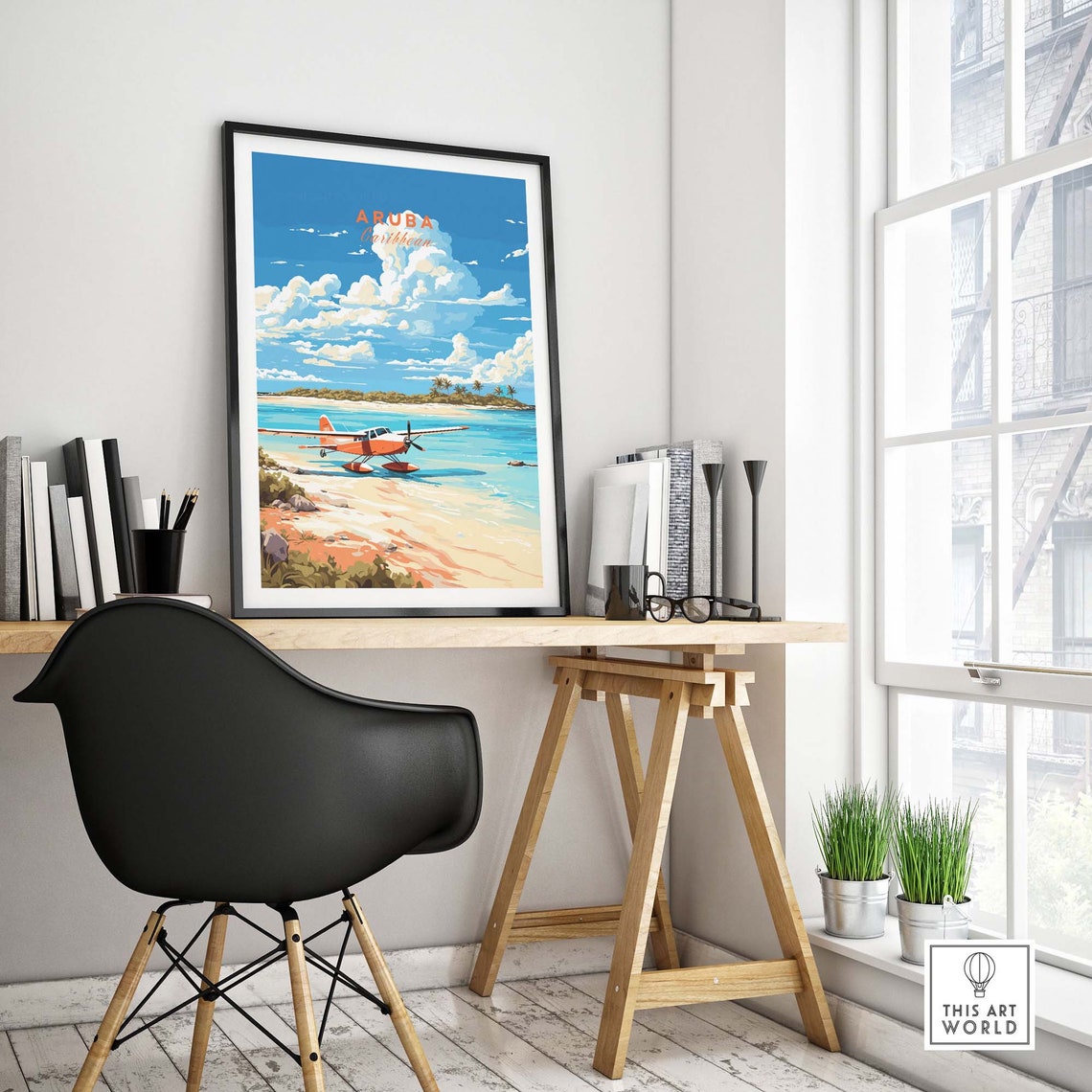 Aruba Print Travel Poster Art Home Dcor Artwork Birthday Present Wedding Anniversary Gift - Image 4
