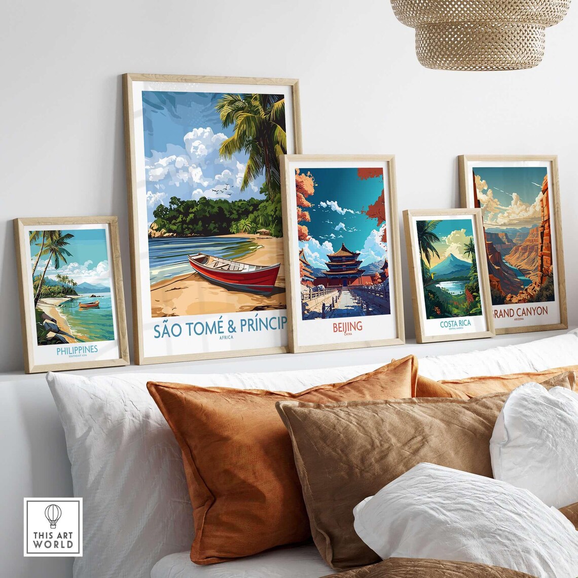 Sao Tome Travel Poster, Africa Home Decor - Image 3