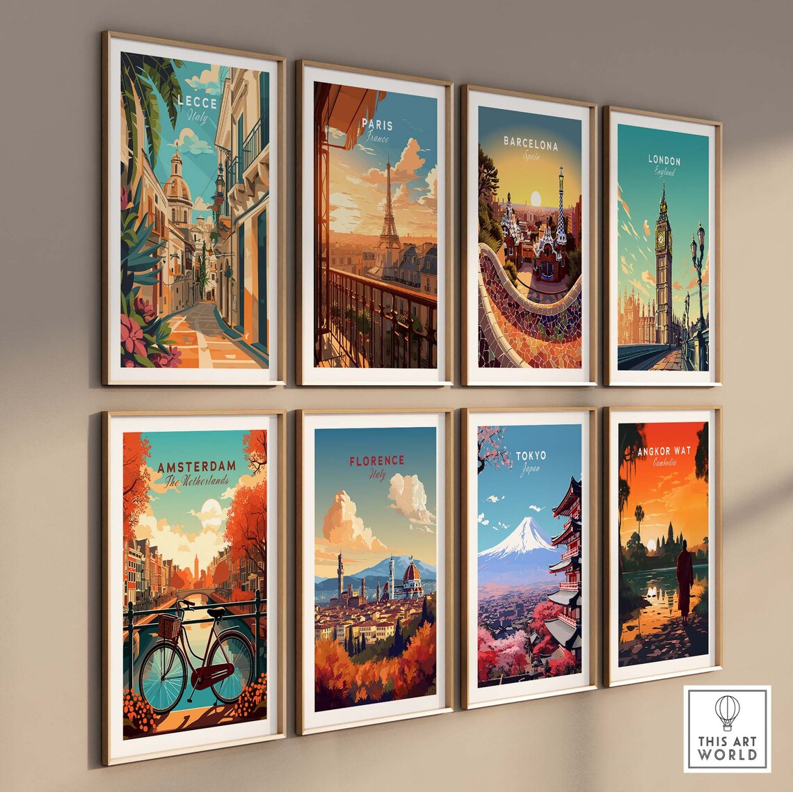 Lecce Travel Poster, Apulia Italy Home Decor - Image 3